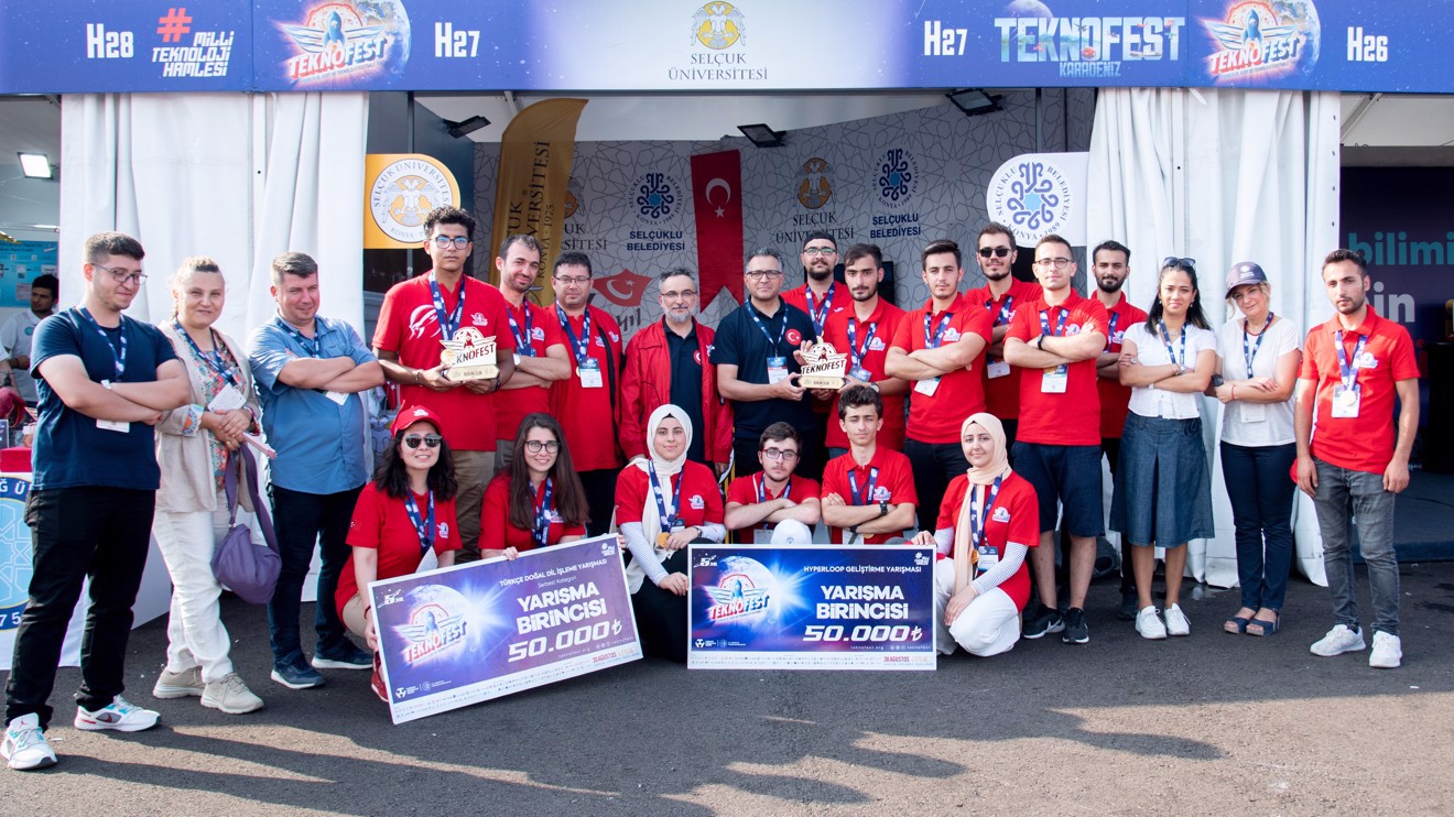 Selçuk Üniversitesi, TEKNOFEST Karadeniz 2022 finalinde 10 ödül kazandı